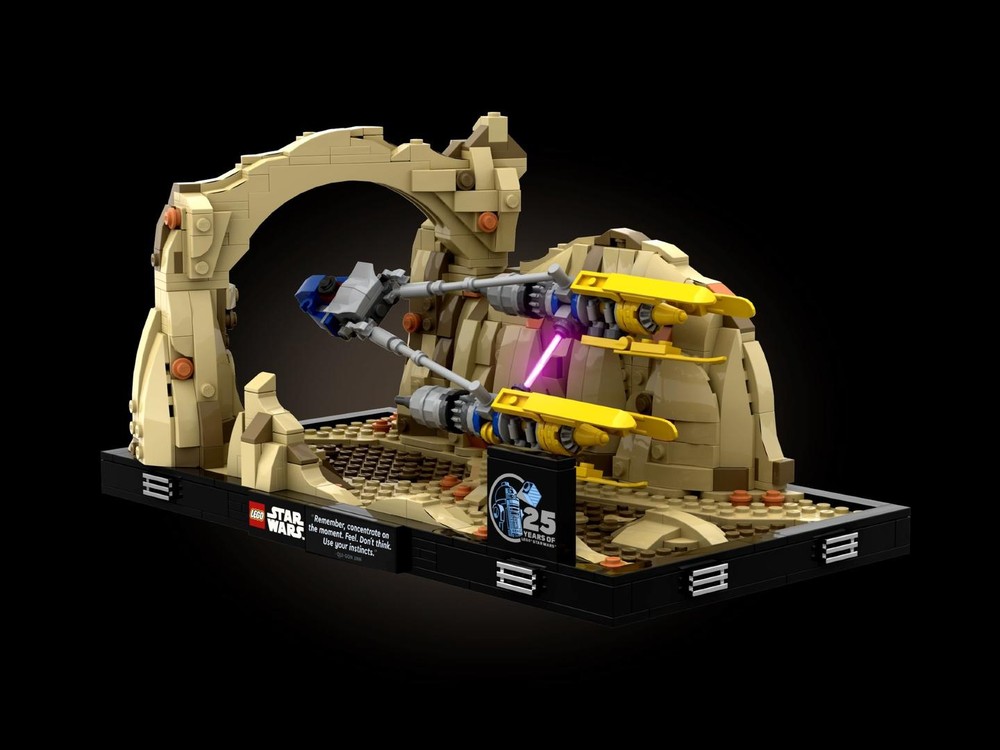 Lego Anakin's podracer diorama