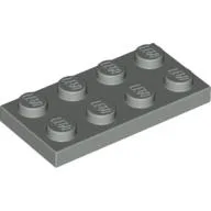 Plate 2 x 4 / Light Gray