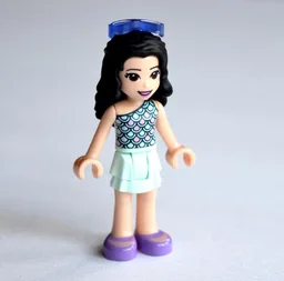 Emma - Light Aqua Top, Light Aqua Skirt