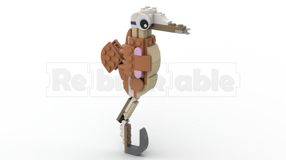 Lego Adorable Seahorse (LEGO 31137 Alternate)