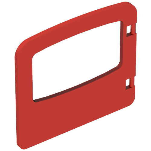 Lego Duplo Door / Window / Red