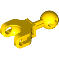 Lego Large Figure Skeletal, Limb, 4L with Ball Joint on Axle and Ball Socket / Yellow
