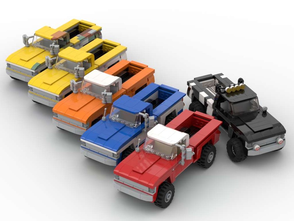 Lego Bob & Weave Power Wagon - Set of Six Colors