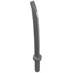Weapon Sword / Katana [Octagonal Guard] / Flat Silver