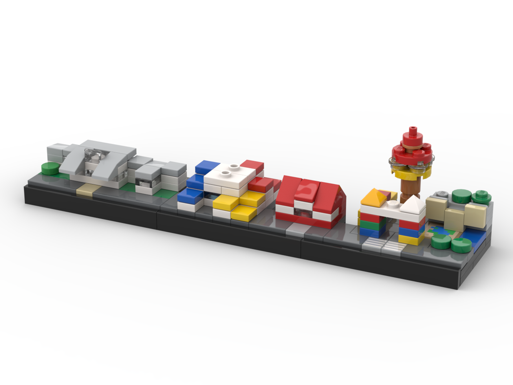 Lego Billund Skyline