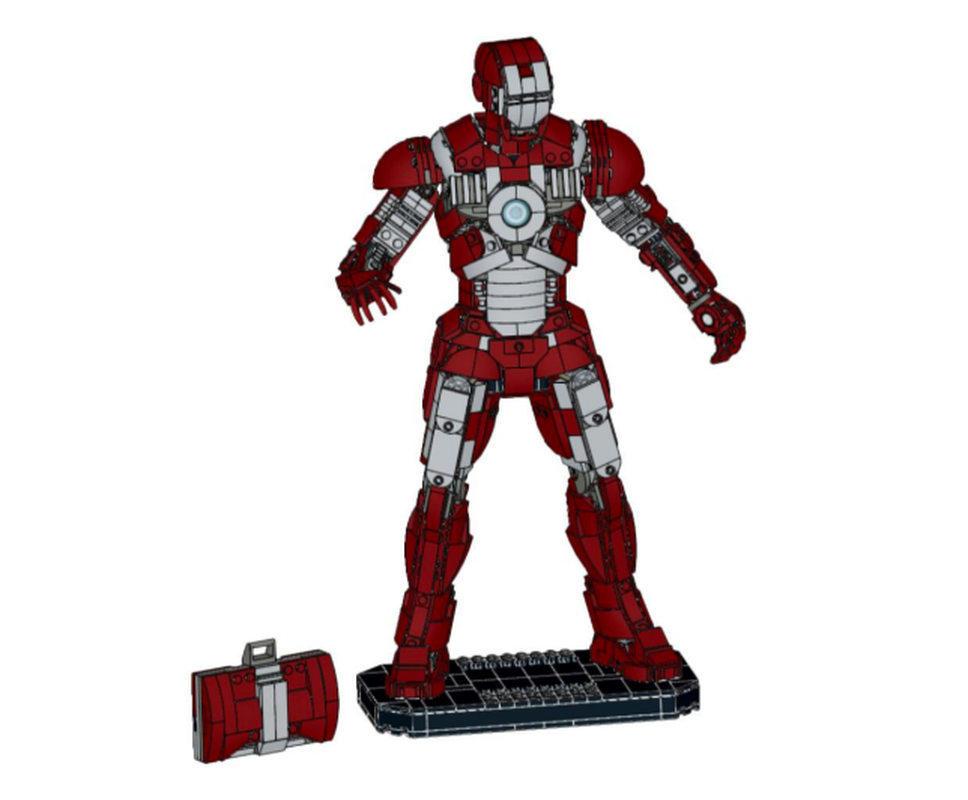 Lego Iron Man Mark 5