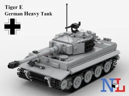 WW2 Tiger E German Tank V2