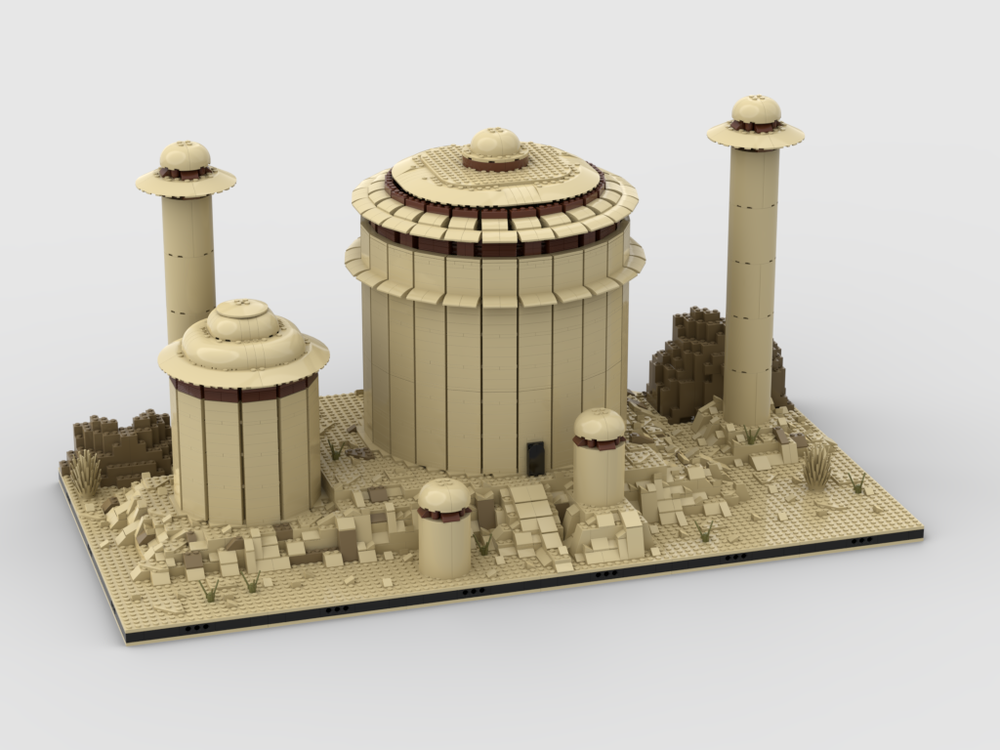 Lego Desert palace for a Modular Space desert village