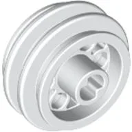 Wheel Rim 24 x 14 VR with Center Axle Hole / White