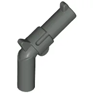 Weapon Gun / Pistol / Revolver Large Barrel, Long Grip / Dark Gray