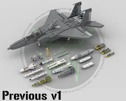 F-15 E | STRIKE EAGLE - 1:34 Scale (v2)