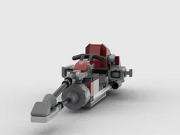 Barc speeder (no additional piece (speeder and defensive post and spare pieces)