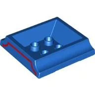 Duplo Train, Tender Top with 2 x 2 Recess, Thomas & Friends Gordon Print / Blue