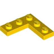 Plate 3 x 3 Corner / Yellow