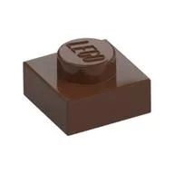 Plate 1 x 1 / Brown