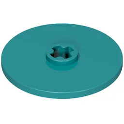 Technic Disc 3 x 3 / Dark Turquoise