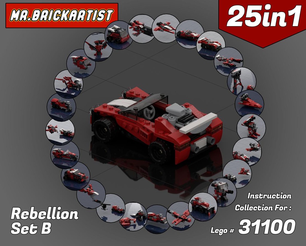 Lego Rebellion : 25in1 Set B for #31100