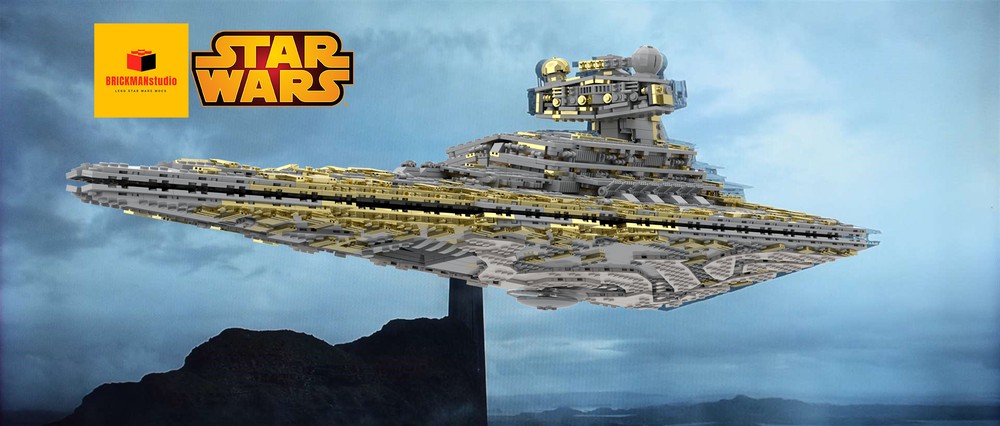 Lego SW Thrawn's Chimaera Imperial 1 class Destroyer Golden (Ahsoka MOC)
