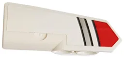 Technic, Panel Fairing #22 Very Small Smooth, Side A with Red and Silver Stripes Pattern (Sticker) - Set 42057