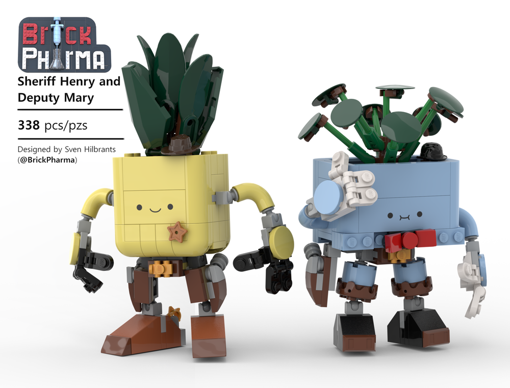 Lego Sheriff Henry and Deputy Mary (Modification set 10349)