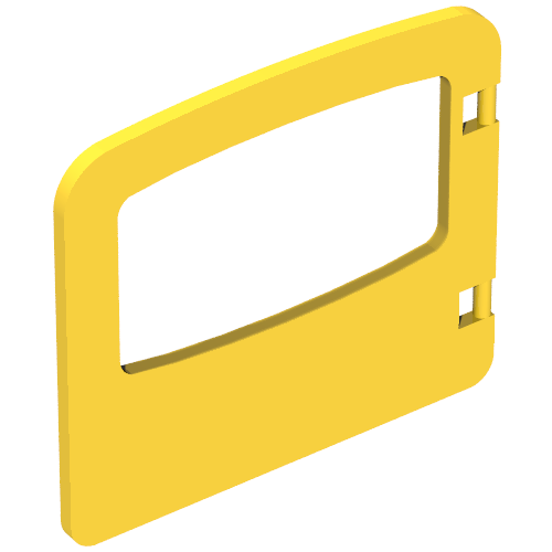 Lego Duplo Door / Window / Yellow
