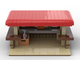 Minifig scale modular ramen shop