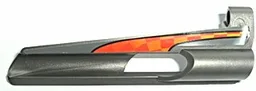 Technic, Panel Fairing # 7 Small Long, Large Hole, Side A with Large Red and Orange Checkered Pattern (Sticker) - Set 8473