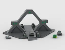 Precursor portal with ion key slot (Subnautica/Subnautica Below Zero)