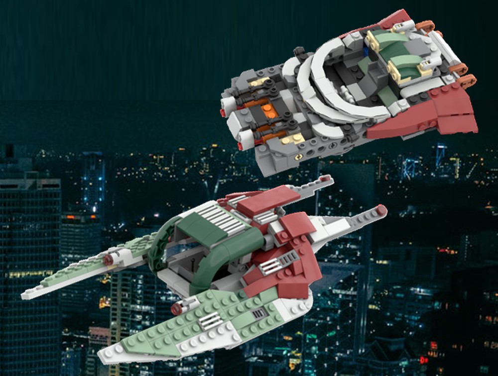 Lego Bounty Hunter Pursuit - Boba Fett's Starship Alt Build