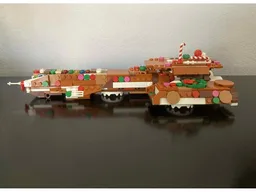 Gingerbread Stargate Daedalus Battlecruiser