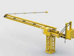 LUFFING JIB TOWER CRANE