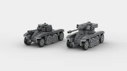 Panhard EBR (1954) & (1963) Minifig Scale (1:42)