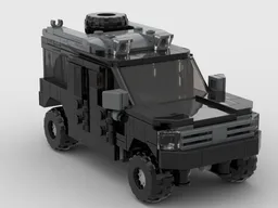 Multipurpose black SUV