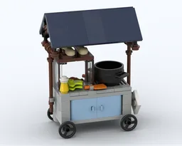 Hawker Push Cart