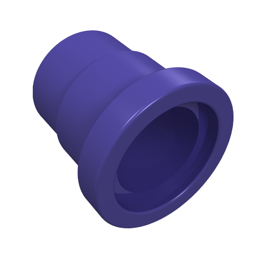 Lego Technic Hub / Handle 1 x 1 / Dark Purple