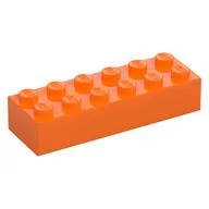 Brick 2 x 6 / Orange
