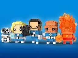 Fantastic Four Brickheadz LEGO MOC - The Fantastic Four: First Steps