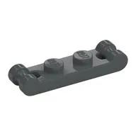 Plate Special 1 x 2 with Handles on Ends / Dark Bluish Gray