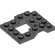 Lego Vehicle Base 4 x 5 with Wheel Arches, 2 x 2 Opening / Dark Gray