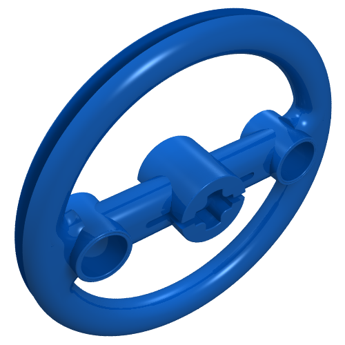 Lego Technic Steering Pulley Large / Blue