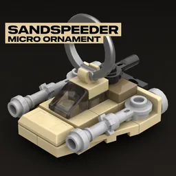 T-47 Sandspeeder Micro Ornament