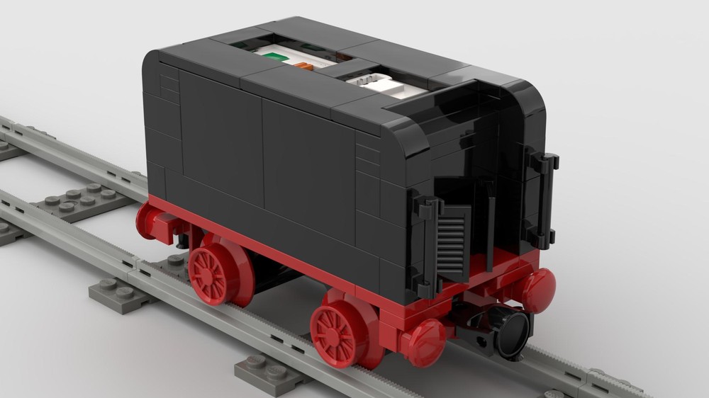 Lego Steam Locomotive Tender with Optional PF/PU Mini-hub/Battery-box
