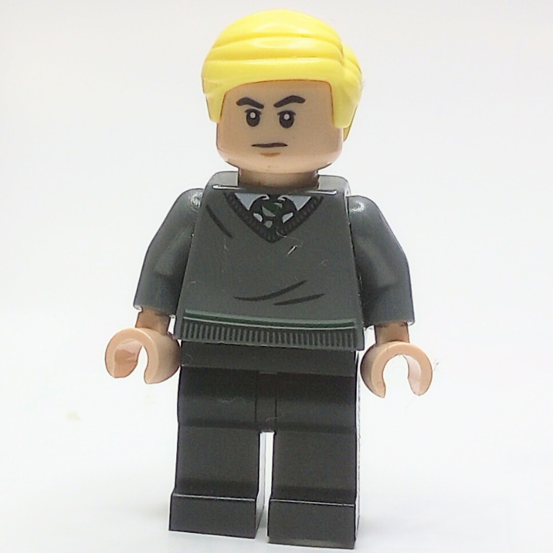 Lego Draco Malfoy, Slytherin Sweater, Black Legs