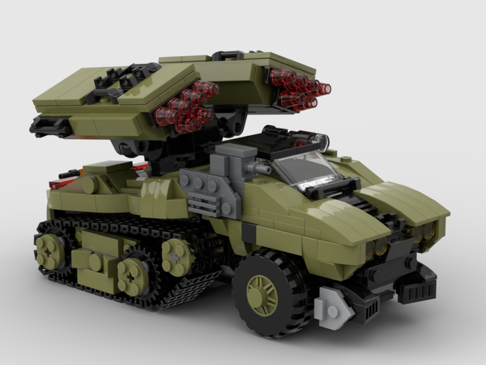Lego Halo wars 2 Wolverine anti-aircraft tank