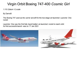 Virgin Orbit 'Cosmic Girl' and LauncherOne