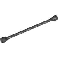 Lego Flexible Hose 8.5L with Tabbed Ends (Ends same color as Tube) / Black