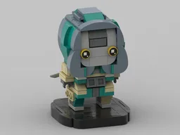 Ash from Apex Legends in LEGO Brickheadz