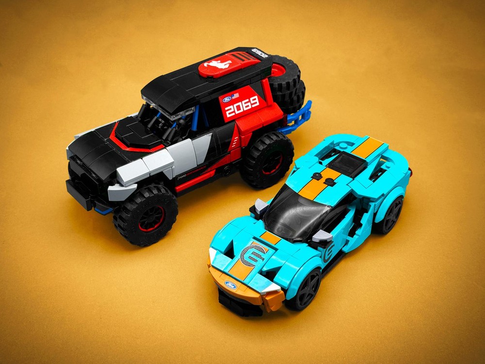 Lego Built Tough GT Heritage Edition and Bronco R Two Pack