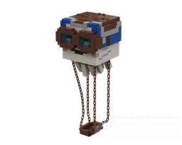 Happy Ghast with Harness