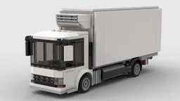 Low entry refrigerated delivery truck